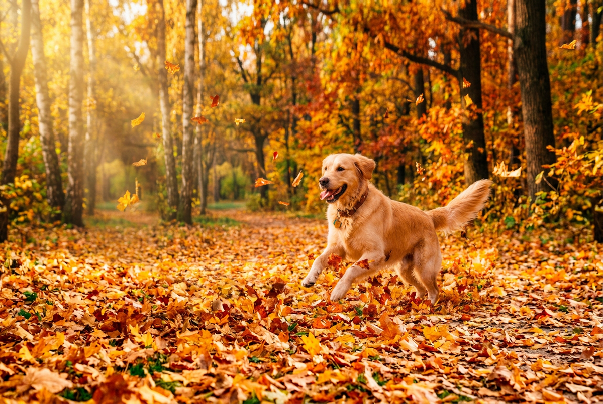 Free Autumn Paw Calendar