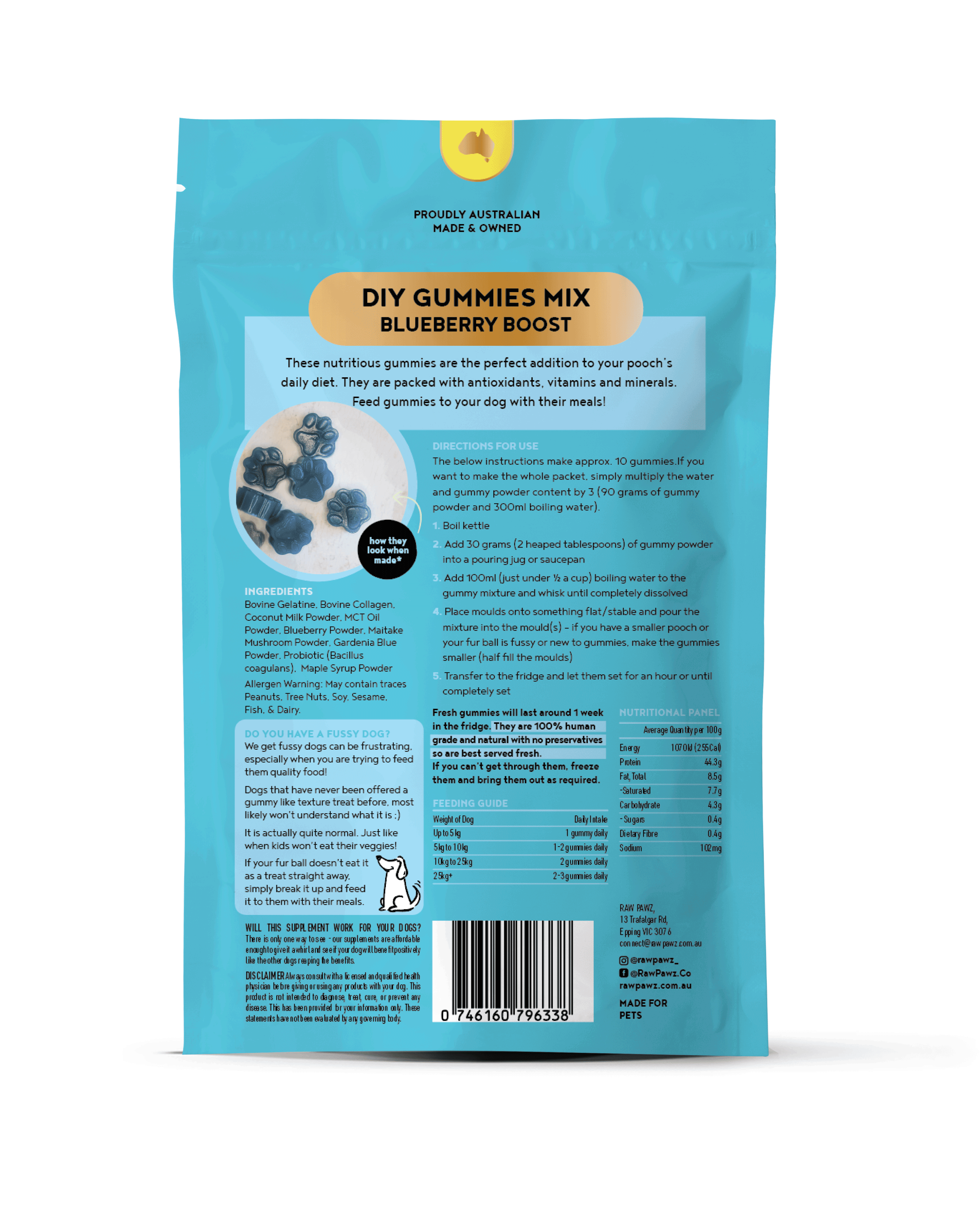 Blueberry Boost DIY Gummies