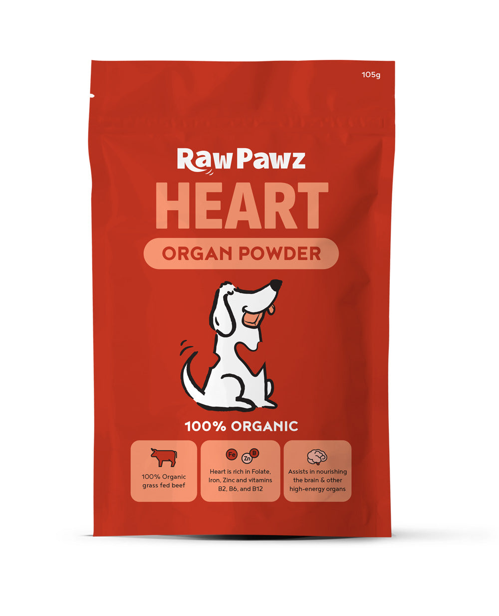Organic Grass Fed Beef Heart Powder